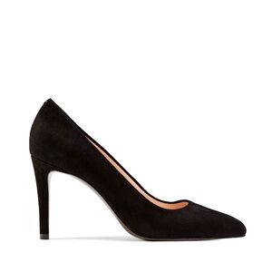 Inez Alta Black Suede Pump